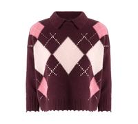 Pinko - Pulls à col rond - Femme - Pulls - Violet - Taille: 38 FR