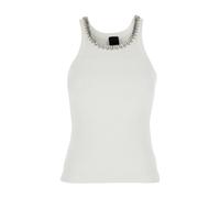 Pinko - Redbull Canotta Costina Tank Design - Femme - Tops - Blanc - Taille: 36 FR