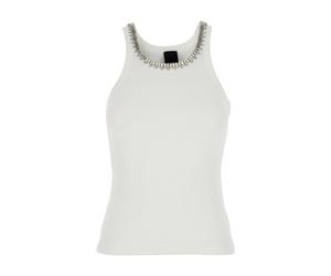 Pinko - Redbull Canotta Costina Tank Design - Femme - Tops - Blanc - Taille: 36 FR