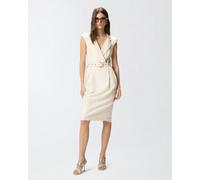Pinko robe amadine frisottino ss26 BIANCO CIGNO (C00) 40