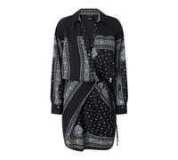 Pinko - Robe Chemise à Imprimé Paisley Bandana - Femme - Robes - Noir - Taille: 38 FR