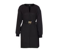 Pinko - Robe Élégante Noire en Soie & Nylon - Femme - Robes - Noir - Taille: 40 FR