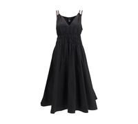 Pinko - Robe Midi Popeline Sans Manches - Femme - Robes - Noir - Taille: 38 FR