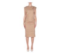 Pinko - Robe Longuette - Femme - Robes - Beige - Taille: 40 FR