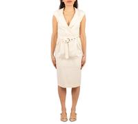 Pinko - Robe Mi-longue - Femme - Robes - Beige - Taille: 44 FR