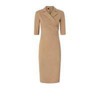 Pinko - Robe midi ajustée avec - Femme - Robes - Beige - Taille: 36 FR