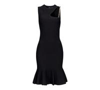 Pinko - Robe Midi Noire en Maille - Femme - Robes - Noir - Taille: 42 FR