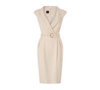 Pinko - Robe Midi Portefeuille avec Ceinture - Femme - Robes - Beige - Taille: 40 FR