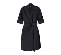 Pinko - Robe Midi Portefeuille Nouée - Femme - Robes - Noir - Taille: 40 FR