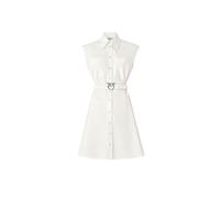 PINKO Robe 'PINKO ANACETA ABITO POPELINE ABITO' blanc, Taille 34