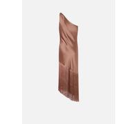 PINKO Robe 'PINKO KIWI ABITO SATIN CON FRANGE ABITO' marron, Taille 46