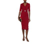 Pinko - Robe portefeuille - Femme - Robes - Rouge - Taille: 38 FR