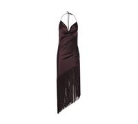 Pinko - Robe Satinée Drapée - Femme - Robes - Violet - Taille: 36 FR