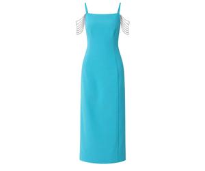Pinko - Robes Maxi - Femme - Robes - Bleu - Taille: 40 FR