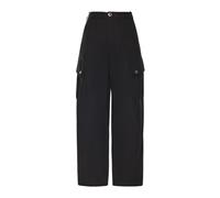 Pinko - Rosalin Cotton Pantalons - Femme - Pantalons - Noir - Taille: 42 FR