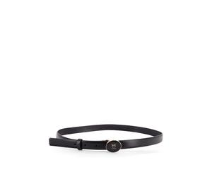 Pinko - Round Enamel H2 Belt - Femme - Accessoires - Noir - Taille: S