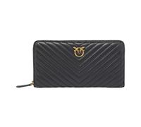 Pinko - Ryder Zip-Around Wallet - Femme - Accessoires - Noir - Taille: ONE Size