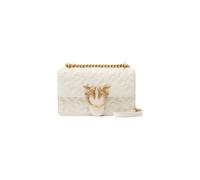 Sac à bandoulière - PINKO - Love One - Cuir - 21 cm - Beige