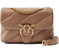 PINKO Sac à bandoulière en cuir Love Puff Mini CL Sheep Nappa Ginger Biscuit - Antique Gold taupe