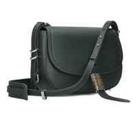 Pinko - Sac à bandoulière en cuir vert Saddle Mini - Femme - Sacs - Vert - Taille: ONE Size