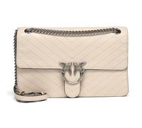 PINKO Sac à bandoulière 'Love One' beige clair / argent, Taille One Size