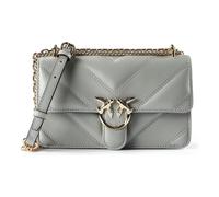 PINKO Love One Mini Sac à bandoulière Cuir 20.5 cm gris
