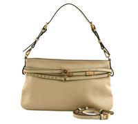 PINKO Sac à épaule bandoulière beige doré pour femme - Belt Bag Classic Vitello Morbido Beige - Grigio - Antique Gold 344432