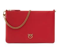 PINKO sac à épaule bandoulière Flat Classic Red - Antique Gold