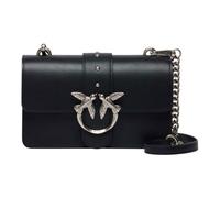 PINKO Sac à épaule bandoulière noir pour femme - Love One Mini ST. CL. S Nero - Old Silver 327075