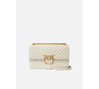 PINKO Love One Sac à bandoulière Cuir 26.5 cm blanc