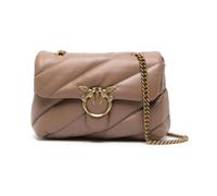 Pinko - Sac bandoulière matelassé Love Birds - Femme - Sacs - Brun - Taille: ONE Size