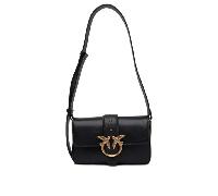 Pinko Sac à bandoulière Love One – Cuir 22 cm – Noir – Femme One Size