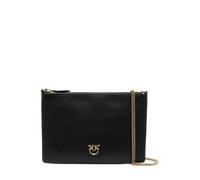 Pinko Sac pochette Flat en cuir 24 cm noir