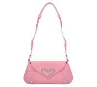 PINKO Sac bandoulière rose / argent, Taille One Size