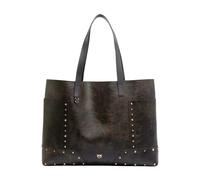 Pinko - Sac cabas clouté - Femme - Sacs - Brun - Taille: ONE Size
