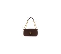 Pinko - Sac porté épaule horizontal souple à chaîne Click - Femme - Sacs - Brun - Taille: ONE Size