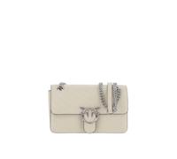 Pinko Sac Rabat Love One Light Mini Vitello Wr Blanc A2JCZ14E Bianco Seta-Matt Silver (Z14E)
