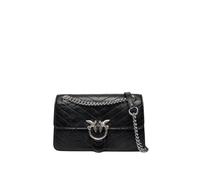 Pinko Sac Rabat Love One Light Mini Vitello Wr Noir A2JCZ99E Nero Limousine - Matt Silver (Z99E)