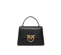 PINKO Sac à main Love One en cuir 25 cm Noir