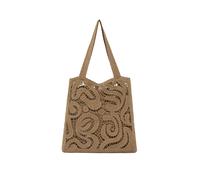 PINKO Sacs à main 'PINKO SHOPPER CROCHET GEOMETRICO BORSA' marron, Taille One Size