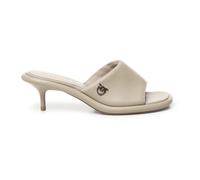 Pinko - Sandales Beige à Talon Kitten - Femme - Chaussures - Beige - Taille: 41 EU