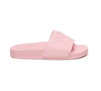 Pinko - Sandales en caoutchouc avec logo imprimé - Femme - Chaussures - Rose - Taille: 38 EU