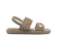 Pinko - Sandales Plates - Femme - Chaussures - Beige - Taille: 38 EU