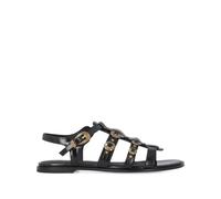 Pinko - Sandales plates - Femme - Chaussures - Noir - Taille: 40 EU