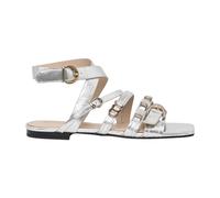 Pinko - Sandales plates Marli - Femme - Chaussures - Gris - Taille: 36 EU