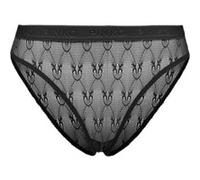 PINKO Senza Parole 2 Slip Pizzo Indemagliato Jacquard C/logo Black Taille: S | Culottes Outlet | Femme | Le Noir