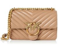 Pinko Sheep, Love One Mini DC Mouton Nappa C Femme, D01Q_Biscotto ZENZERO-Antique Gold, Einheitsgröße