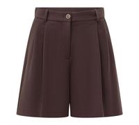 Pinko - Shetana Short Fluido - Femme - Shorts - Brun - Taille: 36 FR
