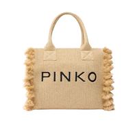 Pinko Sac shopper Beach 106673 A39Y HZ3Q Femme Beige 38 cm Rafia Taille unique
