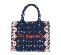 Pinko - Shopper Media Beach - Femme - Sacs - Bleu - Taille: ONE Size